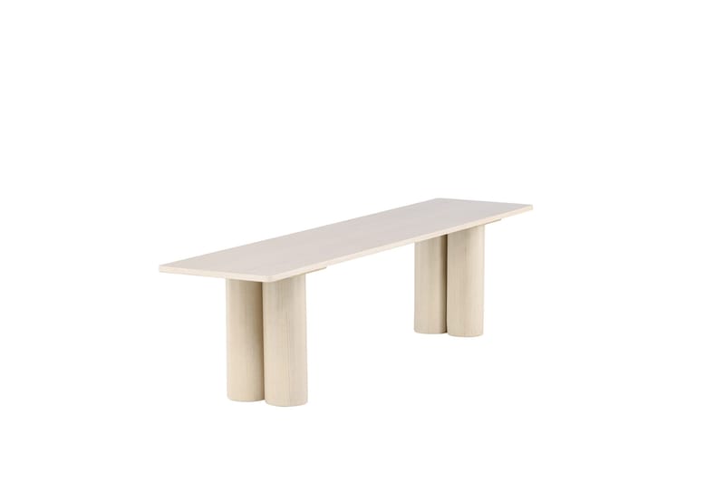 Matbänk Olivia 40x180x45 cm - Vit - Möbler - Stolar & fåtöljer - Sittbänk - Hallbänk