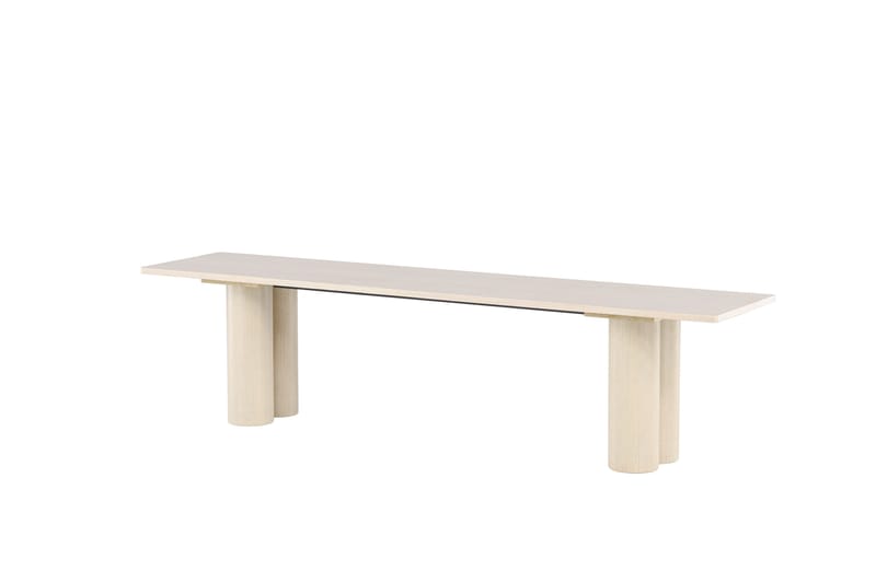 Matbänk Olivia 40x180x45 cm - Vit - Möbler - Stolar & fåtöljer - Sittbänk - Hallbänk