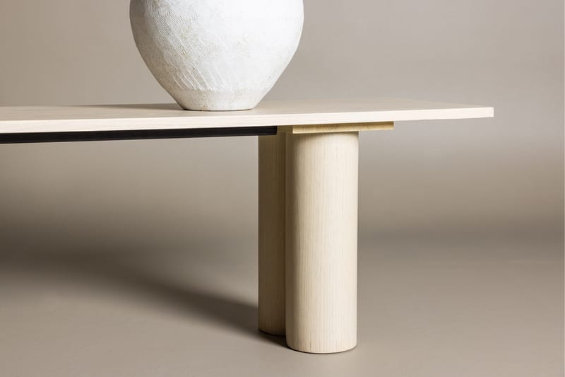 Matbänk Olivia 40x180x45 cm - Vit - Möbler - Stolar & fåtöljer - Sittbänk - Hallbänk