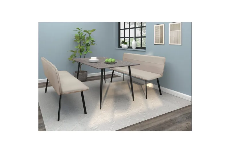 Matbänk Taylor Kräm - Kräm - Möbler - Stolar & fåtöljer - Sittbänk