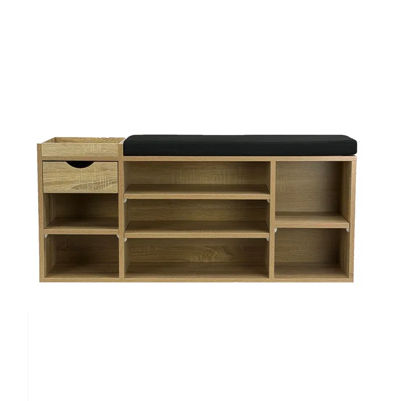 Morira Skobänk 100 cm, naturek/svart