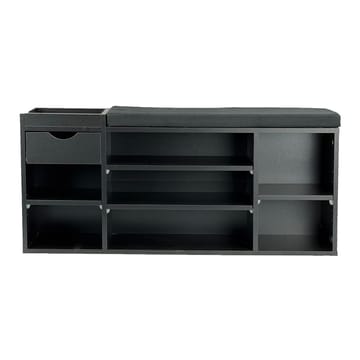 Morira Skobänk 100 cm - svart och mörkgrå - Möbler - Stolar & fåtöljer - Sittbänk - Skobänk & skohylla med bänk