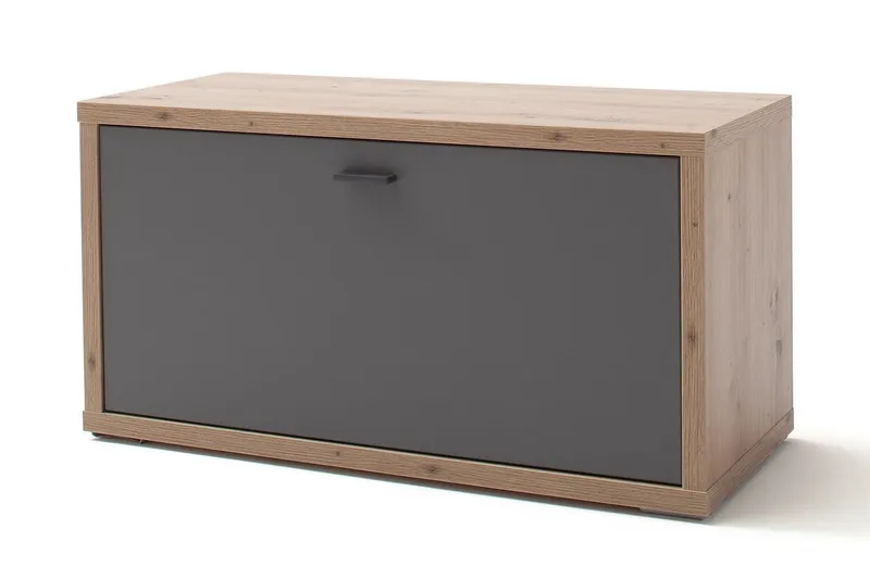 Nacimento Sittbänk 86 cm - Grå/Natur - Möbler - Stolar & fåtöljer - Sittbänk - Hallbänk - Hallbänk med förvaring