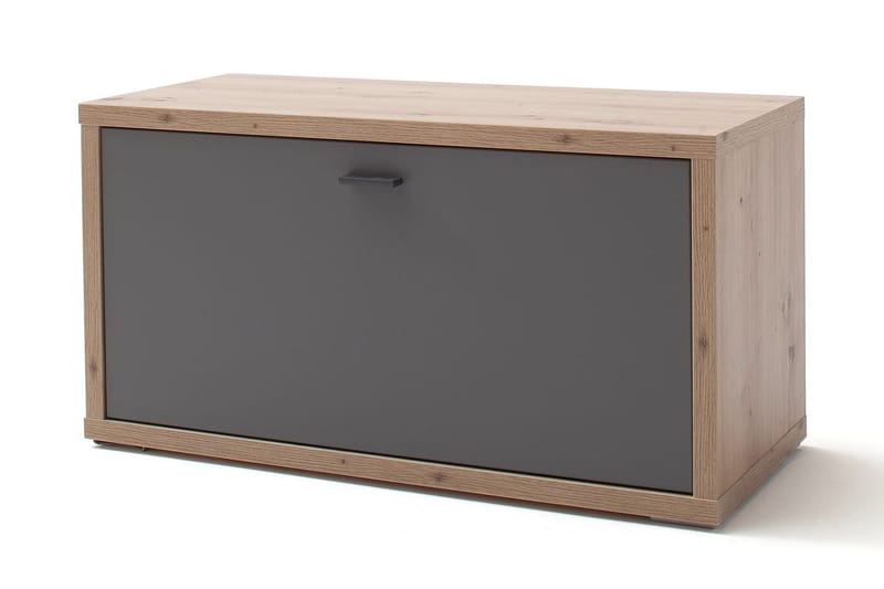 Nacimento Sittbänk 86 cm - Grå/Natur - Möbler - Stolar & fåtöljer - Sittbänk - Hallbänk - Hallbänk med förvaring