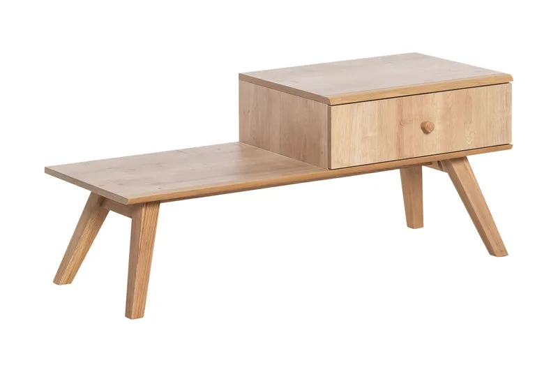Nature Bänk med Förvaring Trä/Natur - VOX - Möbler - Stolar & fåtöljer - Sittbänk - Hallbänk - Hallbänk med förvaring