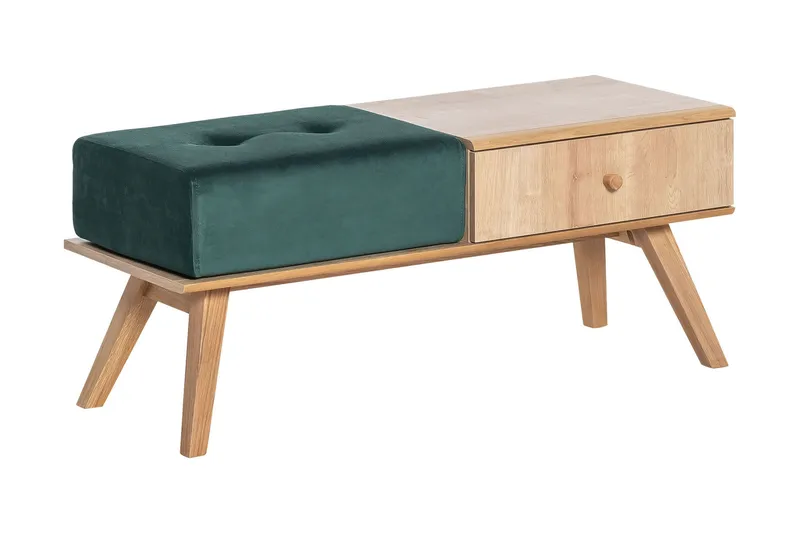 Nature Bänk med Förvaring Trä/Natur - VOX - Möbler - Stolar & fåtöljer - Sittbänk - Hallbänk - Hallbänk med förvaring
