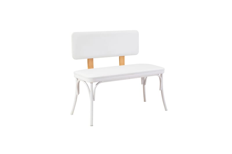 Oliver Sittbänk 100x41 cm Vit - Hanah Home - Möbler - Stolar & fåtöljer - Sittbänk