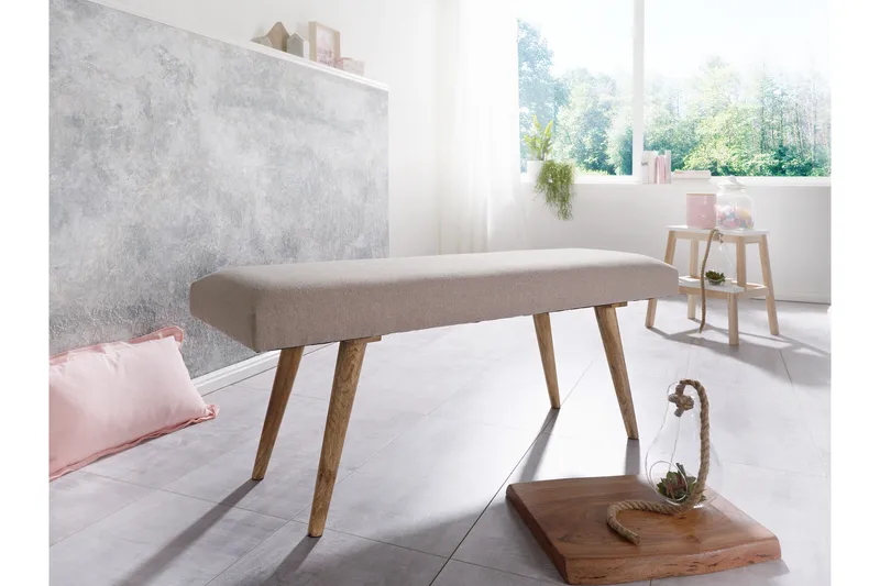 Peotter Sittbänk - Beige - Möbler - Stolar & fåtöljer - Sittbänk - Hallbänk