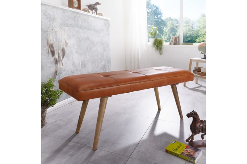 Peotter Sittbänk - Brun - Möbler - Stolar & fåtöljer - Sittbänk - Hallbänk
