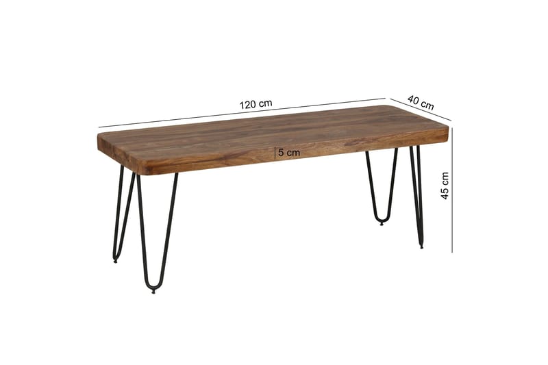 Ropka Sittbänk - Trä/natur - Möbler - Stolar & fåtöljer - Sittbänk - Hallbänk