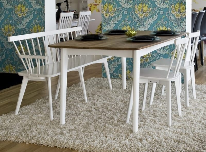 Särö Pinnsoffa / Kökssoffa - Vit - Vit - Möbler - Stolar & fåtöljer - Sittbänk