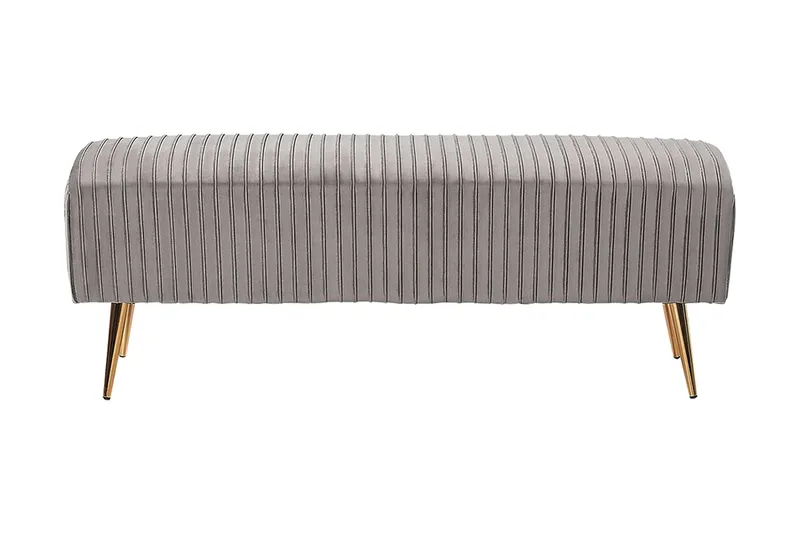 Salbertand Bänk - Grå - Möbler - Stolar & fåtöljer - Sittbänk - Hallbänk