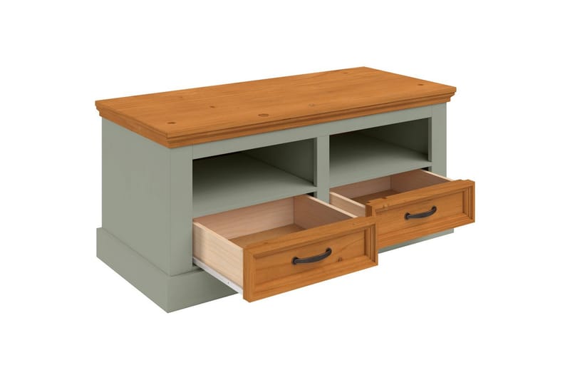 Selma Skobänk 100 cm - Grön - Möbler - Stolar & fåtöljer - Sittbänk - Skobänk & skohylla med bänk