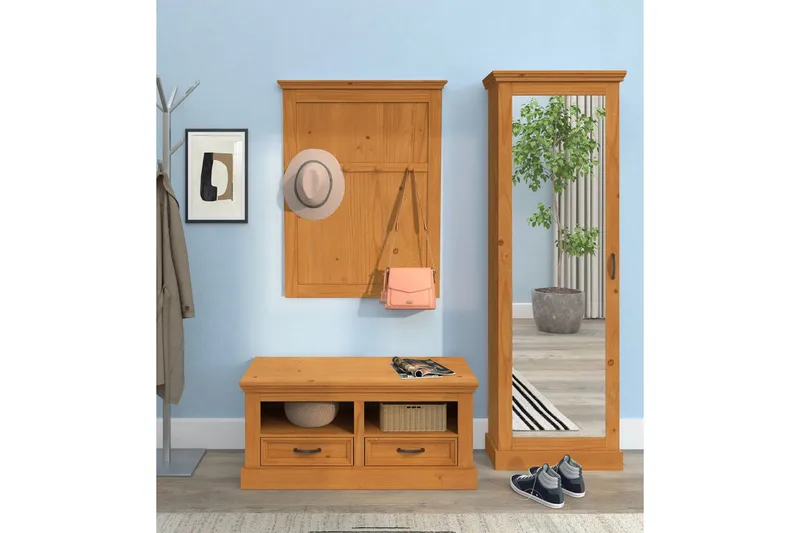 Selma Skobänk 100 cm - Natur - Möbler - Stolar & fåtöljer - Sittbänk - Skobänk & skohylla med bänk