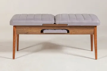 Shundrea Bänk 51 cm - Valnöt - Möbler - Stolar & fåtöljer - Sittbänk - Hallbänk