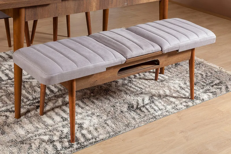 Shundrea Bänk 51 cm - Valnöt - Möbler - Stolar & fåtöljer - Sittbänk - Hallbänk