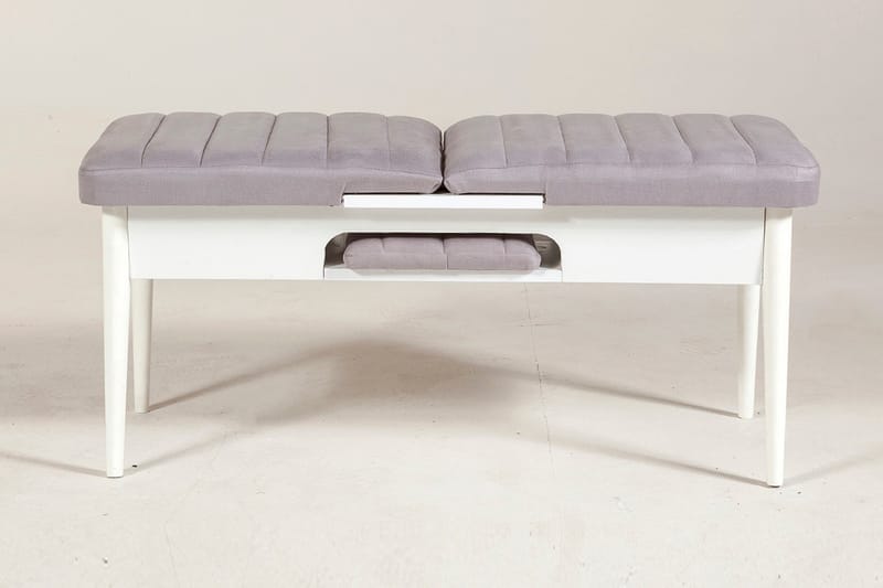 Shundrea Bänk 51 cm - Vit - Möbler - Stolar & fåtöljer - Sittbänk - Hallbänk