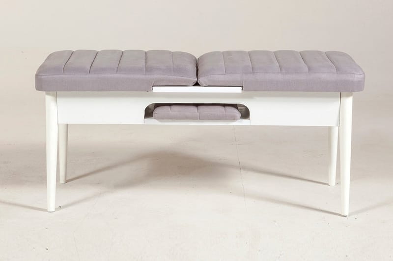 Shundrea Bänk 51 cm - Vit - Möbler - Stolar & fåtöljer - Sittbänk - Hallbänk