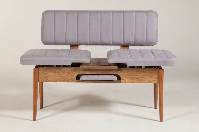 Shundrea Bänk 85 cm - Valnöt - Möbler - Stolar & fåtöljer - Sittbänk