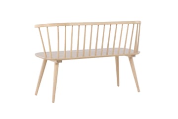 Sittbänk med ryggstöd Venture Home Bobby Sittbänk 120 cm Whitewash Whitewash - Möbler - Stolar & fåtöljer - Sittbänk