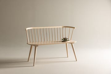 Sittbänk med ryggstöd Venture Home Bobby Sittbänk 120 cm Whitewash Whitewash - Möbler - Stolar & fåtöljer - Sittbänk