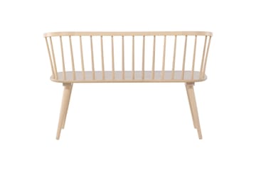 Sittbänk med ryggstöd Venture Home Bobby Sittbänk 120 cm Whitewash Whitewash - Möbler - Stolar & fåtöljer - Sittbänk