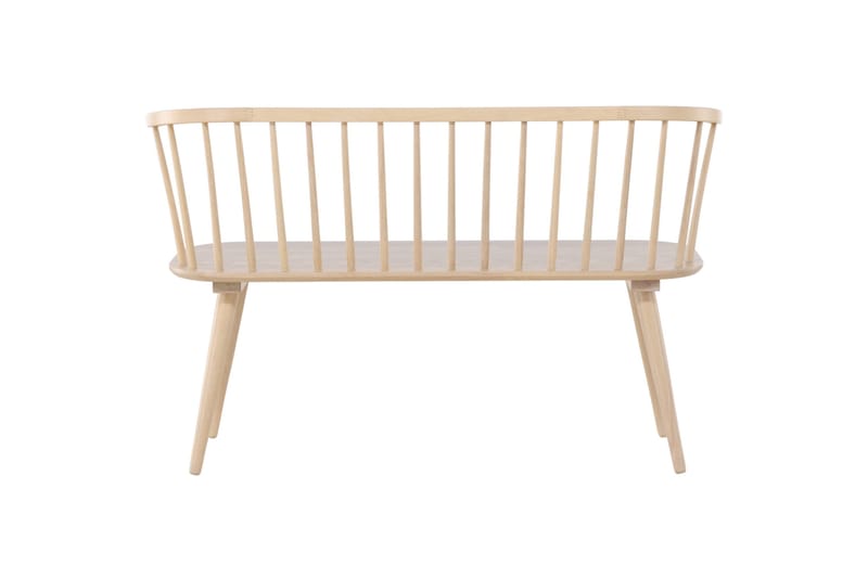 Sittbänk med ryggstöd Venture Home Bobby Sittbänk 120 cm Whitewash Whitewash - Möbler - Stolar & fåtöljer - Sittbänk