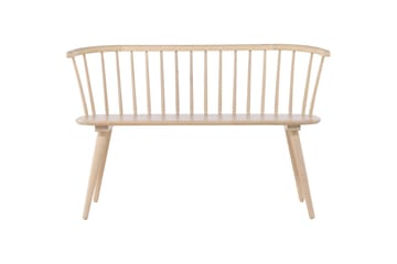 Sittbänk med ryggstöd Venture Home Bobby Sittbänk 120 cm Whitewash Whitewash - Möbler - Stolar & fåtöljer - Sittbänk
