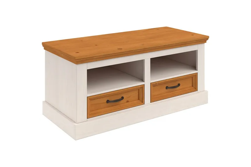 Skobänk Loft24 Selma Skobänk 100 cm Vit, undefined