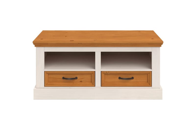 Skobänk Loft24 Selma Skobänk 100 cm Vit - Möbler - Stolar & fåtöljer - Sittbänk - Skobänk & skohylla med bänk