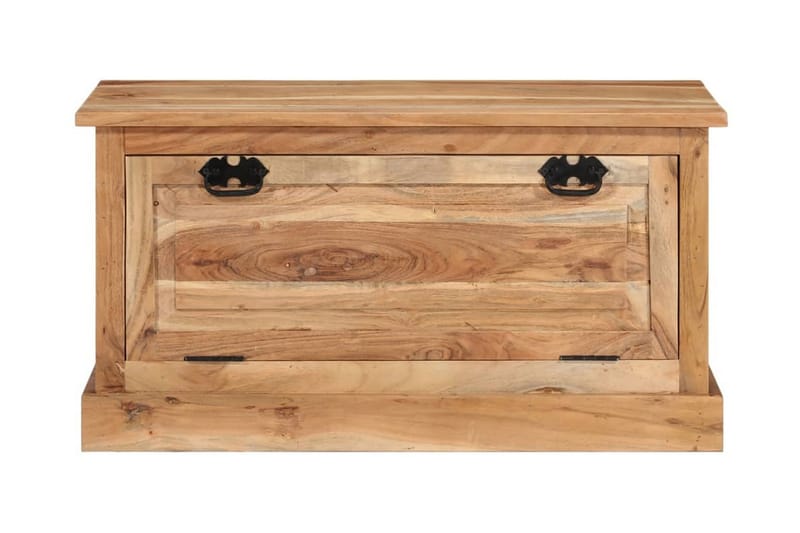 Skobänk 85x40x45 cm massivt akaciaträ - Brun - Möbler - Stolar & fåtöljer - Sittbänk - Skobänk & skohylla med bänk