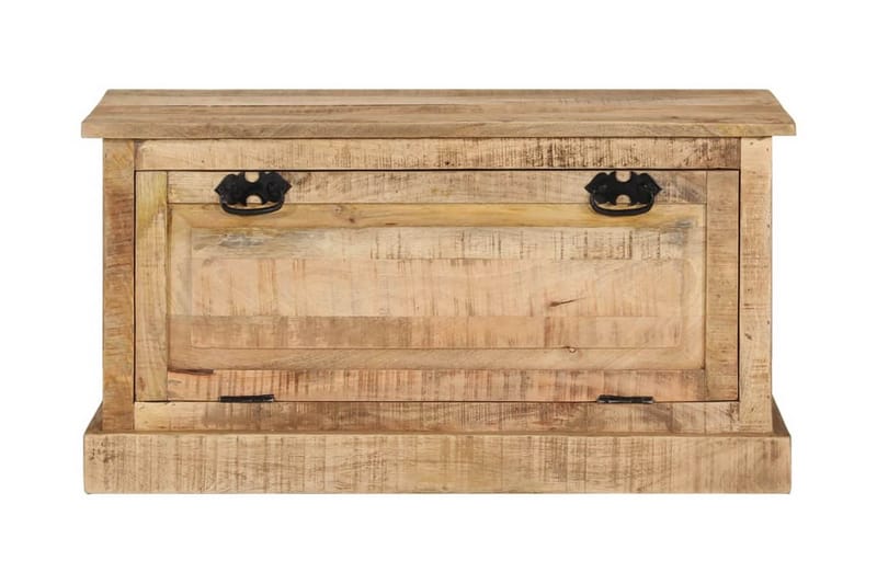 Skobänk 85x40x45 cm massivt mangoträ - Brun - Möbler - Stolar & fåtöljer - Sittbänk - Skobänk & skohylla med bänk