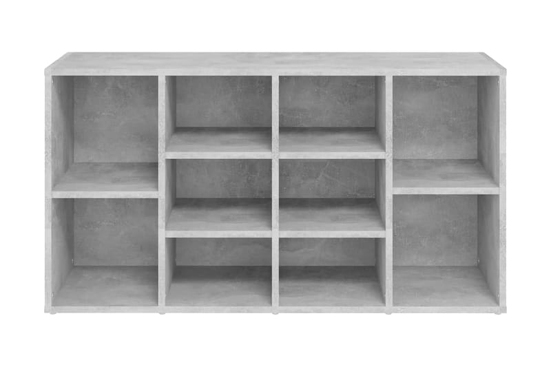 Skobänk betonggrå 103x30x54,5 cm spånskiva - Betonggrå - Möbler - Stolar & fåtöljer - Sittbänk - Skobänk & skohylla med bänk