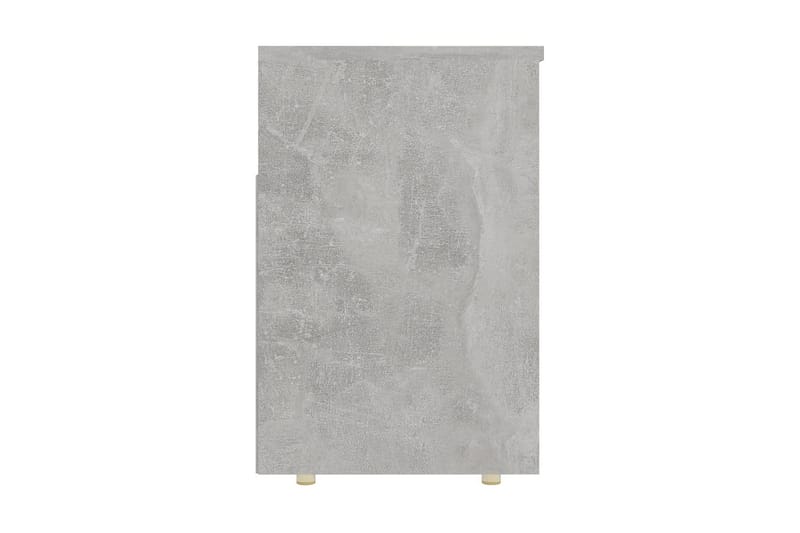 Skobänk betonggrå 105x30x45 cm spånskiva - Betonggrå - Möbler - Stolar & fåtöljer - Sittbänk - Skobänk & skohylla med bänk