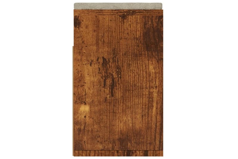 Skobänk med dyna rökfärgad ek 104x30x49 cm spånskiva - Rökfärgad ek - Möbler - Stolar & fåtöljer - Sittbänk - Skobänk & skohylla med bänk