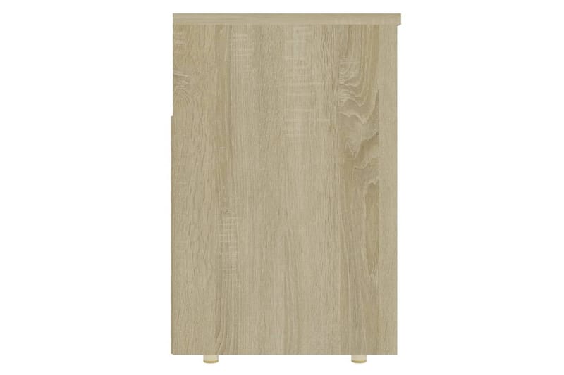 Skobänk sonoma-ek 105x30x45 cm spånskiva - Brun - Möbler - Stolar & fåtöljer - Sittbänk - Skobänk & skohylla med bänk
