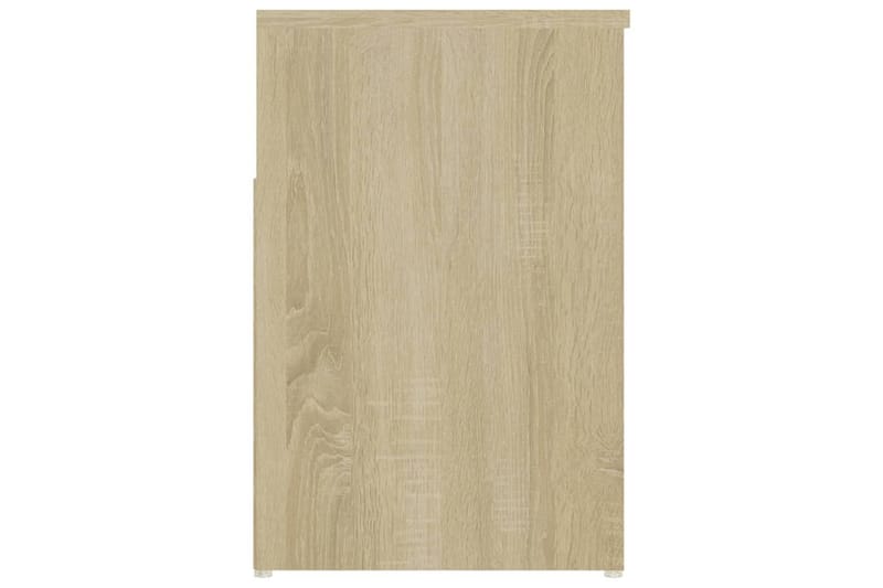 Skobänk sonoma-ek 80x30x45 cm spånskiva - Brun - Möbler - Stolar & fåtöljer - Sittbänk - Skobänk & skohylla med bänk