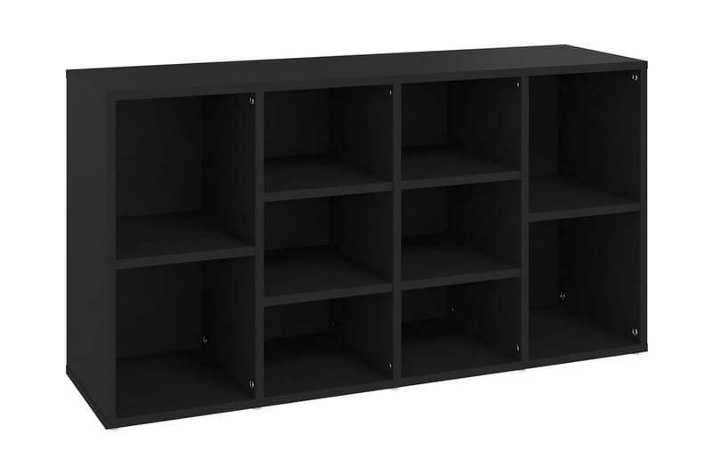 Skobänk Svart 103x30x54,5 cm spånskiva - Svart - Möbler - Stolar & fåtöljer - Sittbänk - Skobänk & skohylla med bänk