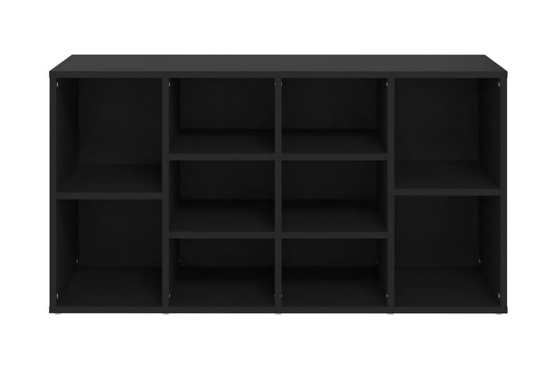 Skobänk Svart 103x30x54,5 cm spånskiva - Svart - Möbler - Stolar & fåtöljer - Sittbänk - Skobänk & skohylla med bänk