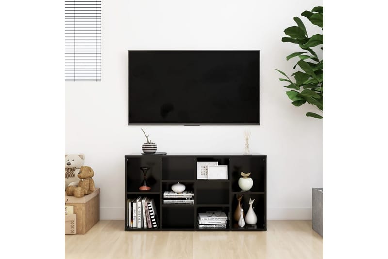 Skobänk Svart 103x30x54,5 cm spånskiva - Svart - Möbler - Stolar & fåtöljer - Sittbänk - Skobänk & skohylla med bänk