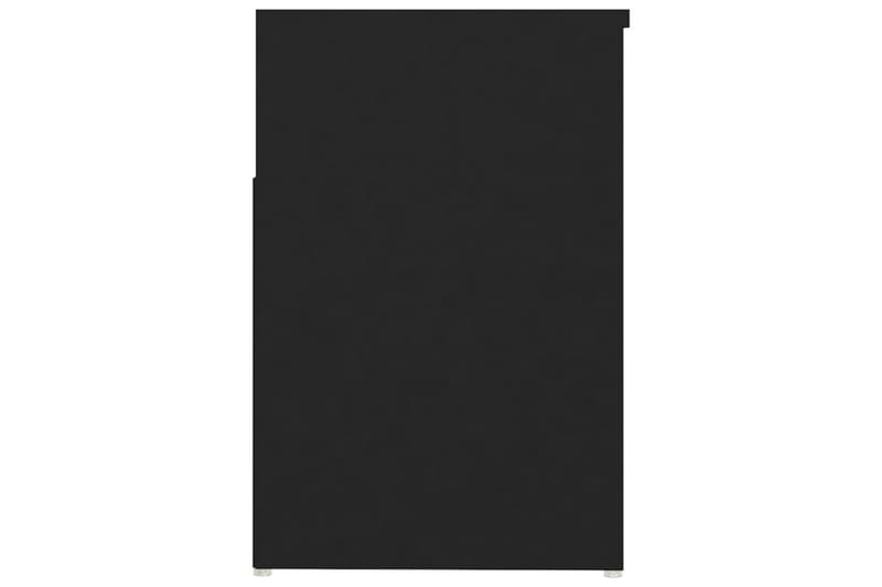 Skobänk svart 80x30x45 cm spånskiva - Svart - Hallförvaring - Skobänk & skohylla med bänk