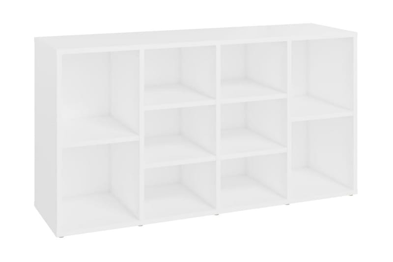 Skobänk vit 103x30x54,5 cm spånskiva - Vit - Möbler - Stolar & fåtöljer - Sittbänk - Skobänk & skohylla med bänk