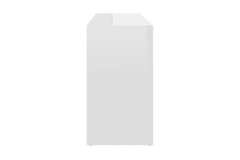 Skobänk vit högglans 103x30x54,5 cm spånskiva - Vit högglans - Hallförvaring - Skobänk & skohylla med bänk