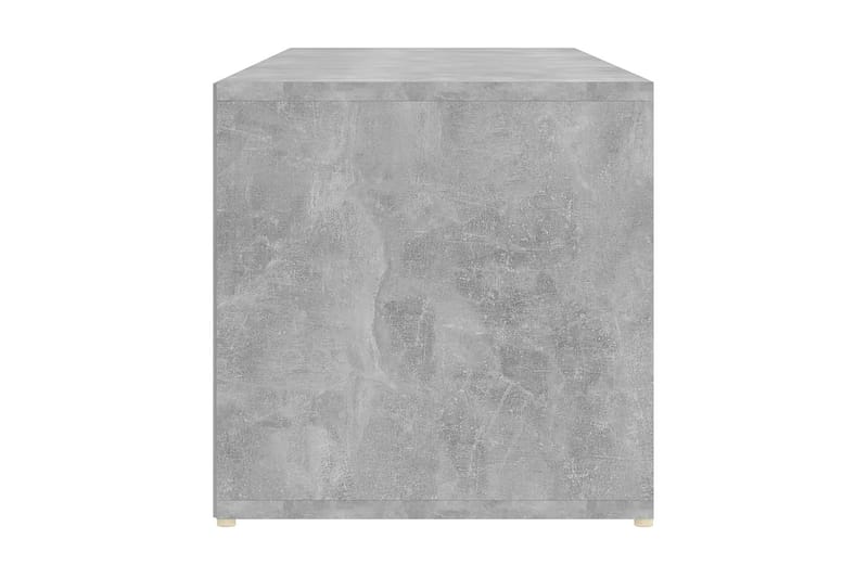 Skoförvaringsbänk betonggrå 105x35x35 cm spånskiva - Betonggrå - Möbler - Stolar & fåtöljer - Sittbänk - Skobänk & skohylla med bänk