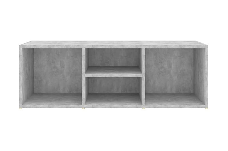 Skoförvaringsbänk betonggrå 105x35x35 cm spånskiva - Betonggrå - Möbler - Stolar & fåtöljer - Sittbänk - Skobänk & skohylla med bänk