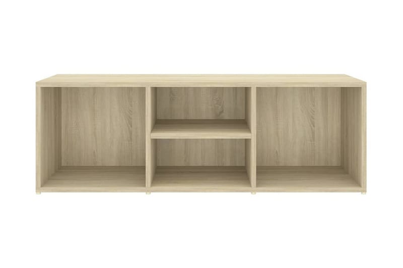 Skoförvaringsbänk sonoma-ek 105x35x35 cm spånskiva - Brun - Möbler - Stolar & fåtöljer - Sittbänk - Skobänk & skohylla med bänk