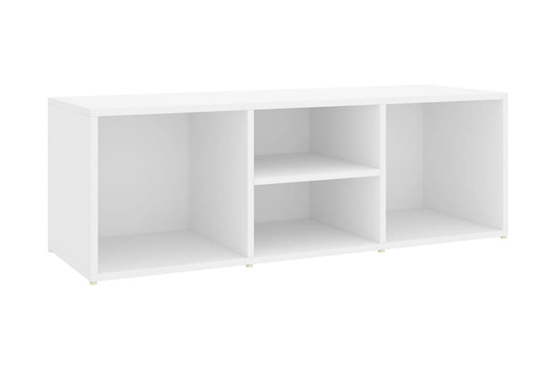 Skoförvaringsbänk vit 105x35x35 cm spånskiva - Vit - Möbler - Stolar & fåtöljer - Sittbänk - Skobänk & skohylla med bänk