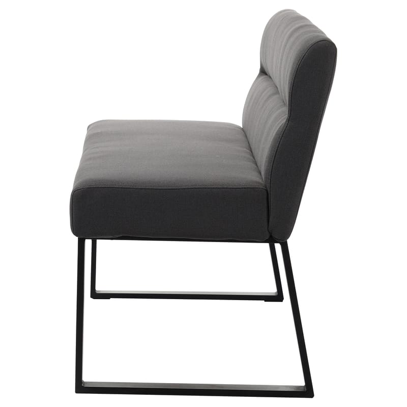 Stafford 2-sits Sittbänk med rygg - Antracit - Möbler - Stolar & fåtöljer - Sittbänk
