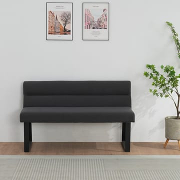 Stafford 2-sits Sittbänk med rygg - Antracit - Möbler - Stolar & fåtöljer - Sittbänk