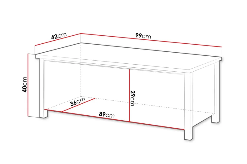 Storys Skobänk 99 cm - Vit - Möbler - Stolar & fåtöljer - Sittbänk - Skobänk & skohylla med bänk
